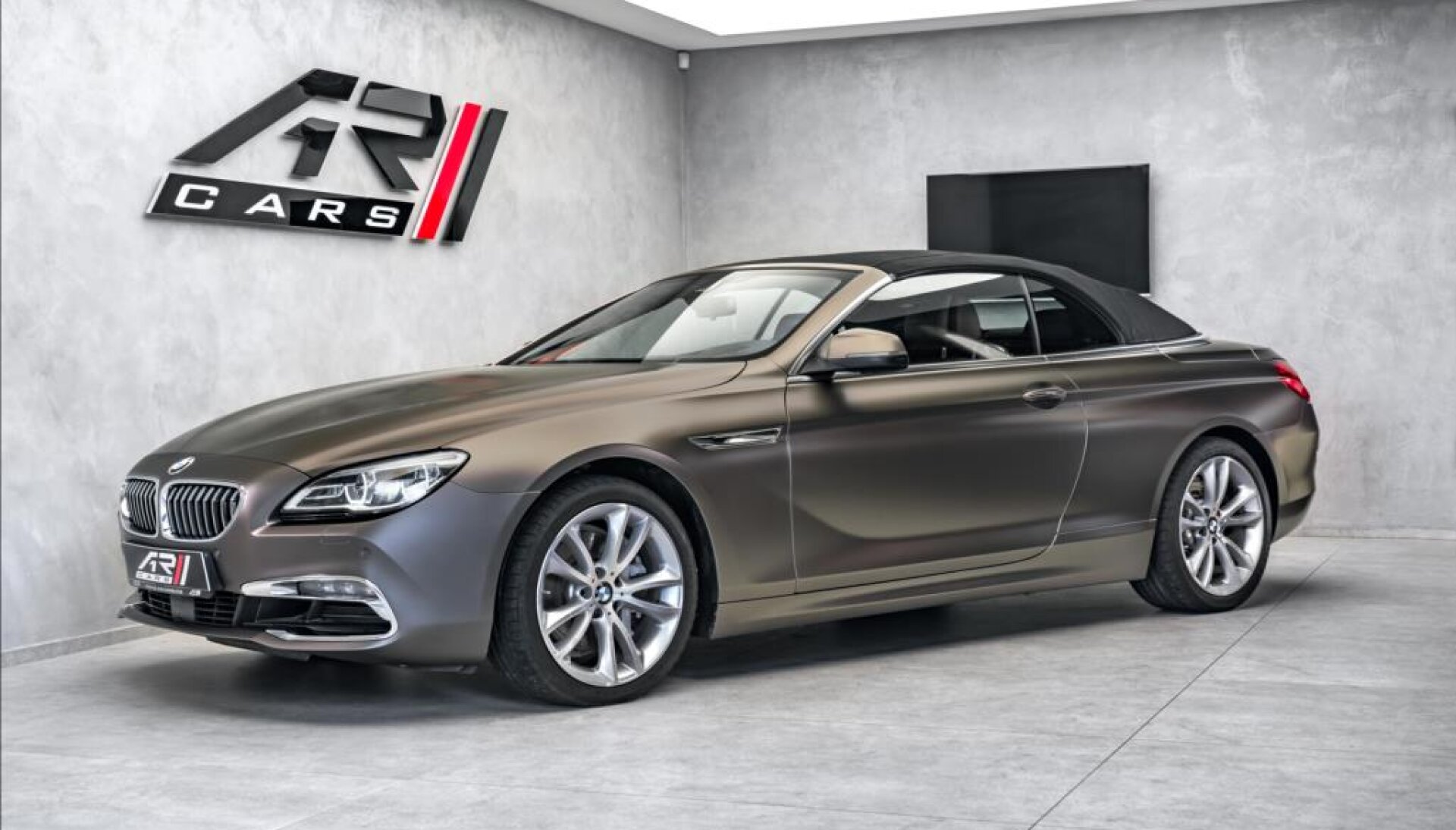 BMW Řada 6 640d cabrio mat, head-up, asistenty, LED, top