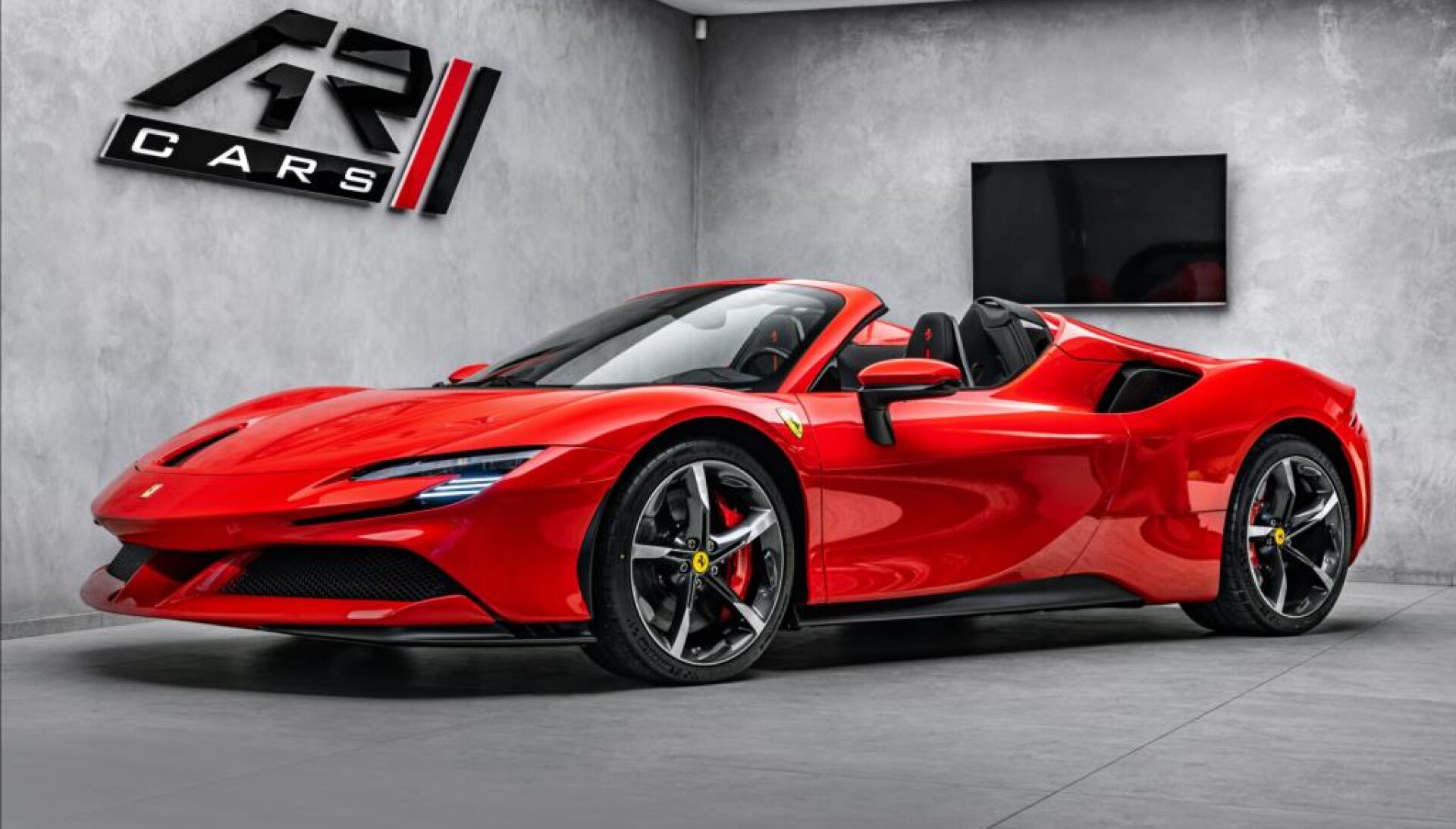 Ferrari SF90 Spider, lift, kamera