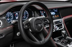 Bentley Flying Spur V8 S Mulliner, karbon, pano, TV