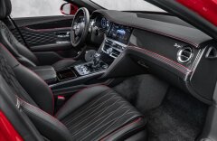 Bentley Flying Spur V8 S Mulliner, karbon, pano, TV