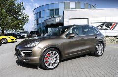 Porsche Cayenne Turbo, bicolor kůže, ventilace sedadel, CZ