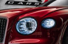 Bentley Flying Spur V8 S Mulliner, karbon, pano, TV