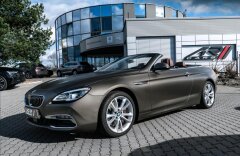 BMW Řada 6 640d cabrio mat, head-up, asistenty, LED, top