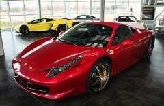 Ferrari 458 Rosso Fuoco CarbonSeats
