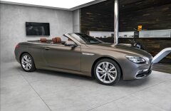 BMW Řada 6 640d cabrio mat, head-up, asistenty, LED, top