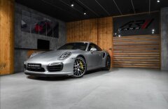 Porsche 911 3,8 Turbo S, BURMESTER, ALCANTARA, GT SILVER
