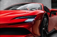 Ferrari SF90 Spider, lift, kamera