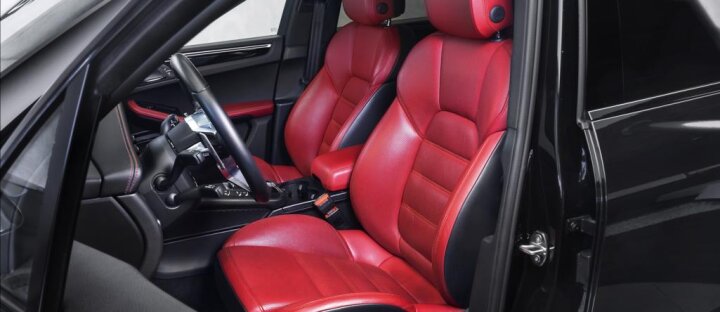 Porsche Macan S Diesel, vzduch, ventilace, sportovní sedadla, CZ